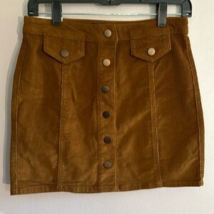 Corduroy skirt